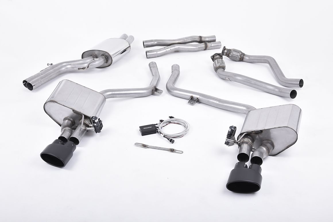 Milltek Valved and Resonated Catback Exhaust - Audi B8 S4 3.0