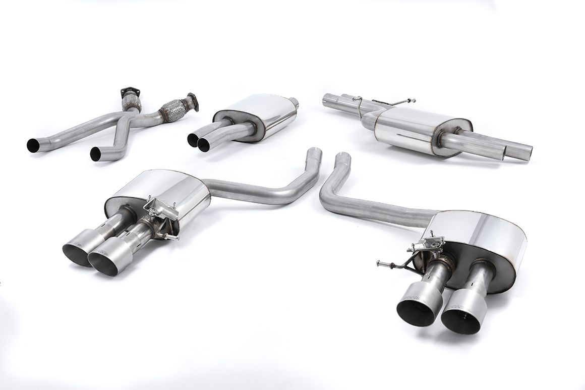 Milltek Resonated Cat-Back Exhaust - Audi 80A SQ5