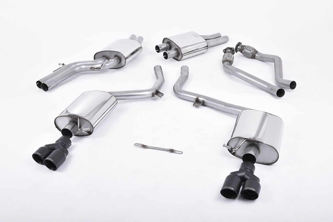 Milltek Resonated Catback Exhaust - Audi B8 S4 3.0