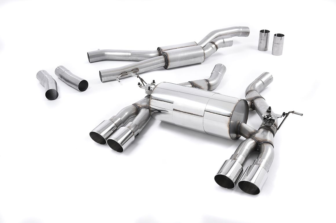 Milltek Resonated Cat-Back Exhaust - BMW F80 M3/M3 Competition Saloon (Non-OPF/GPF models only)