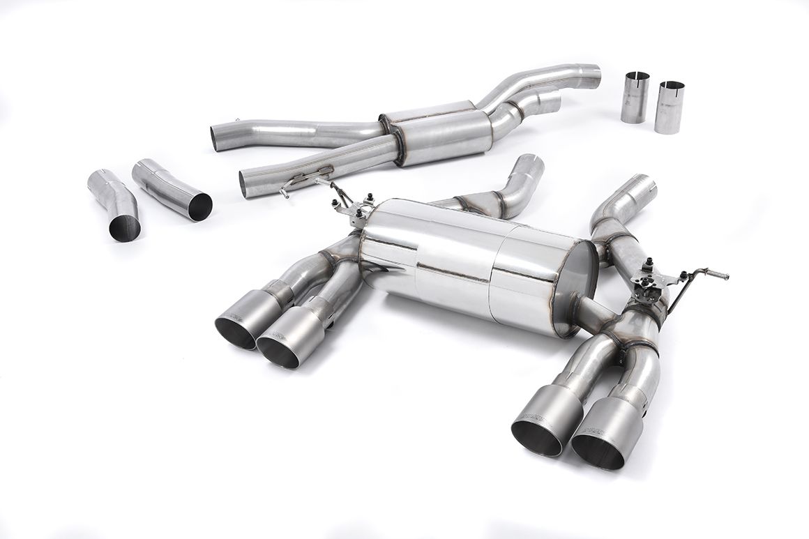 Milltek Resonated Cat-Back Exhaust - BMW F80 M3/M3 Competition Saloon (Non-OPF/GPF models only)