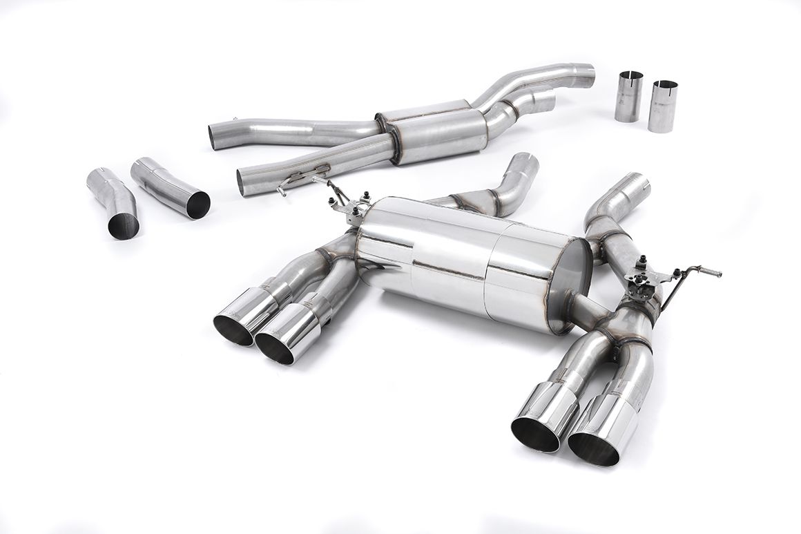 Milltek Non-Resonated Race Cat-Back Exhaust - BMW F80 M3/M3 Competition Saloon (Non-OPF/GPF models only)