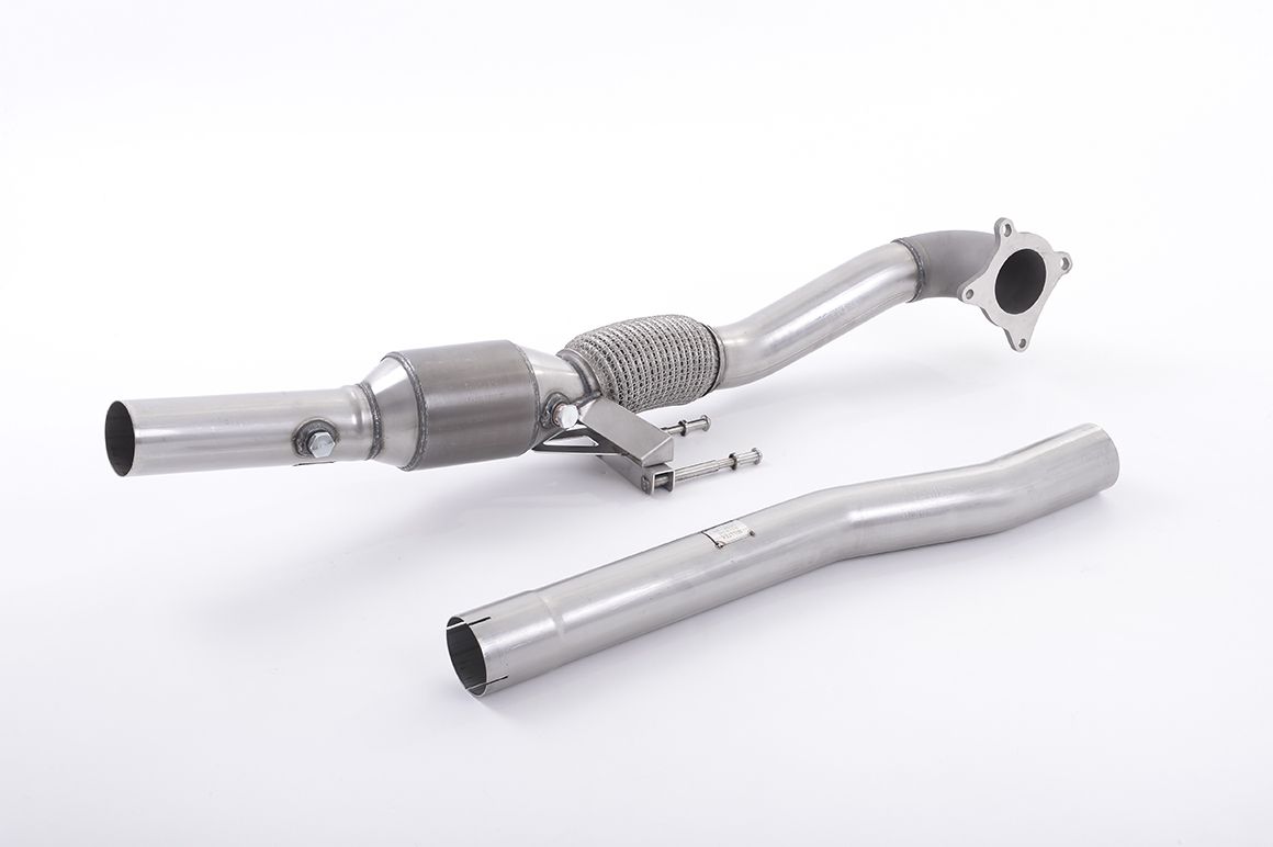 Milltek Catted High Flow Downpipe - Audi 8J TTS and MK6 Golf R 2.0T