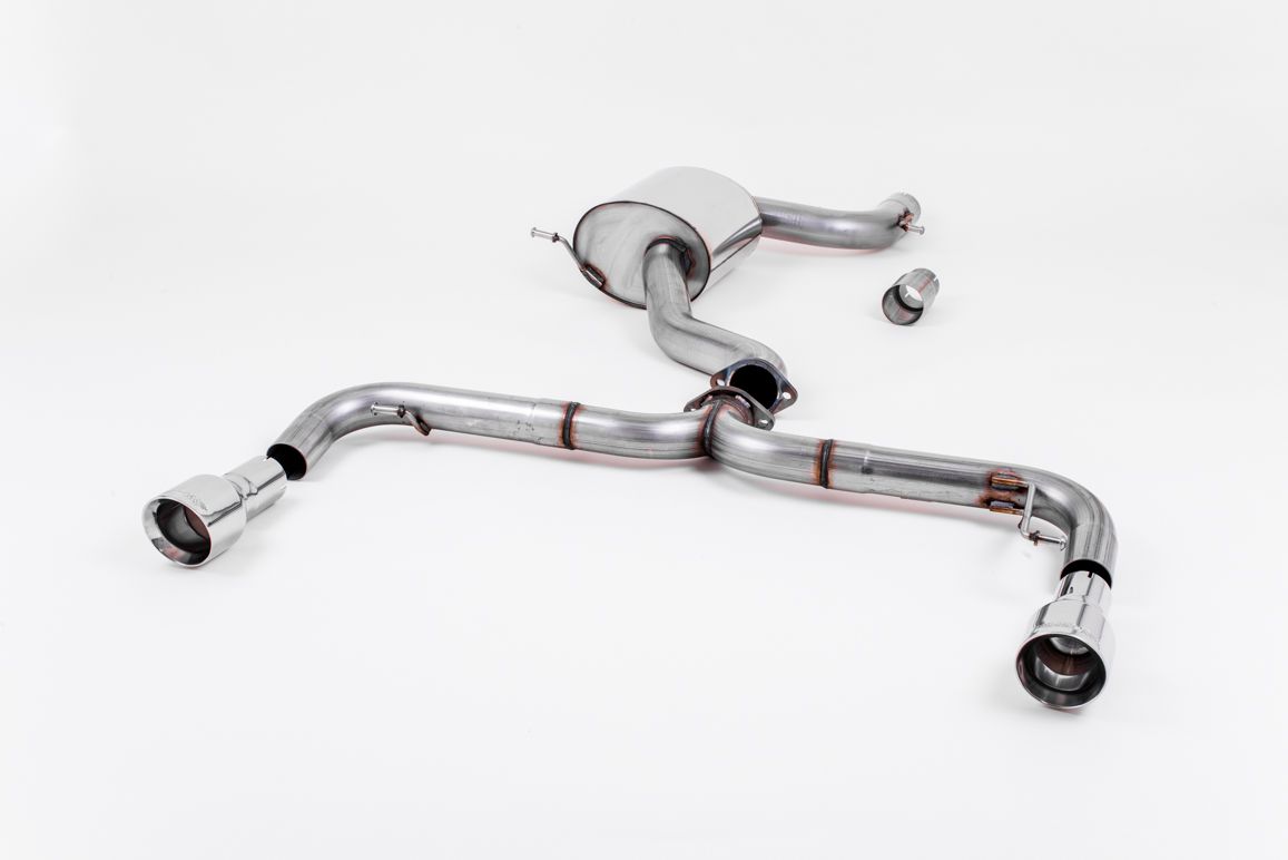 Milltek Non-Resonated Cat-Back Exhaust For OE Downpipe - MK6 GTI