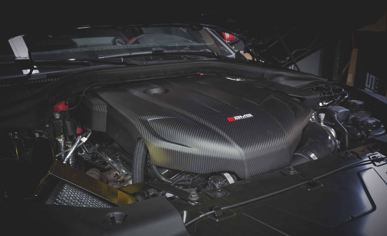 AMS Performance Carbon Fiber Engine Cover - A90/A91 Supra 3.0