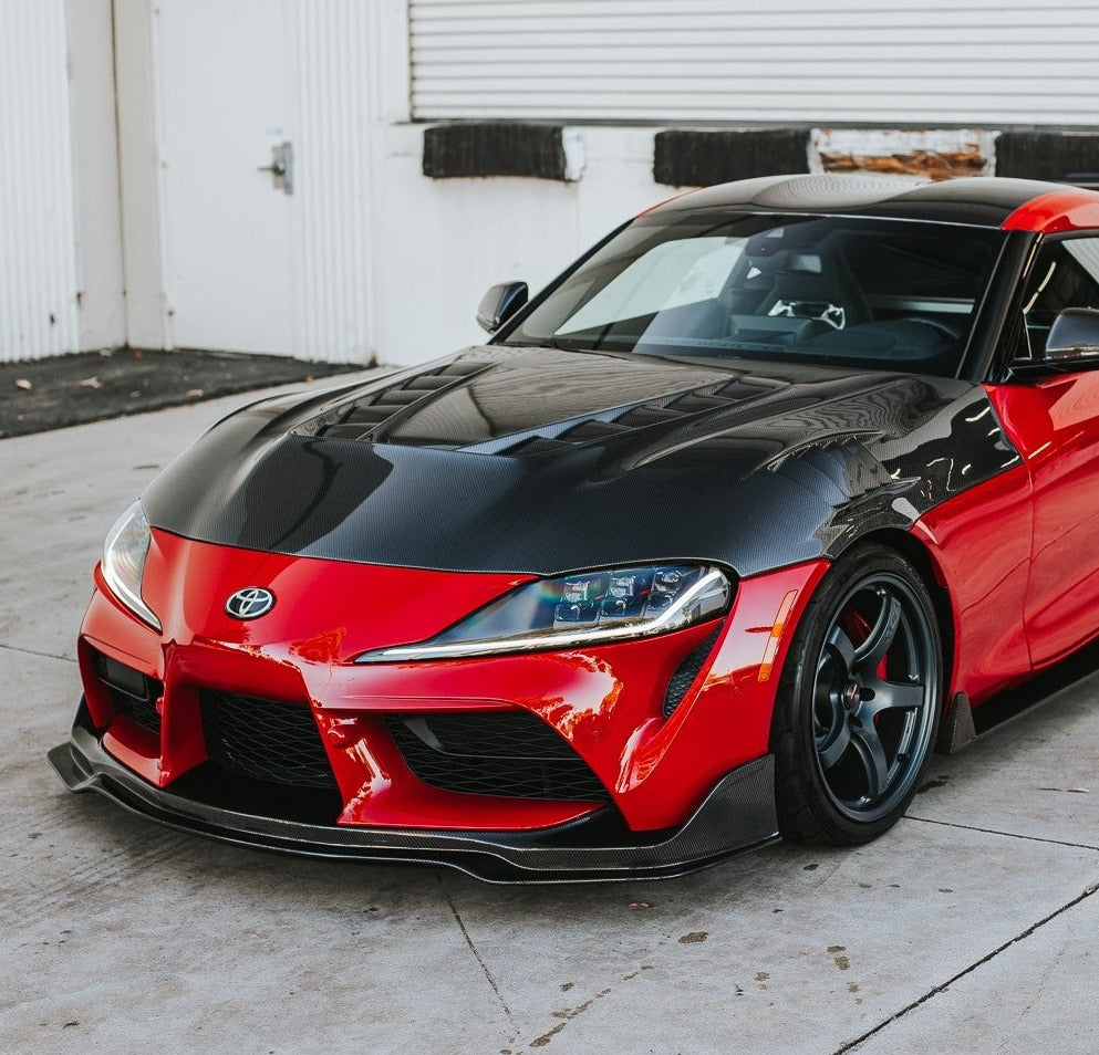 SEIBON TV-Style Carbon Fiber Hood - A90/A91 Supra