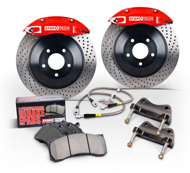 StopTech 84-89 Porsche 911 Level 2 Race Rear BBK w/ Anodized ST42 Calipers 290X24 Slotted Rotors