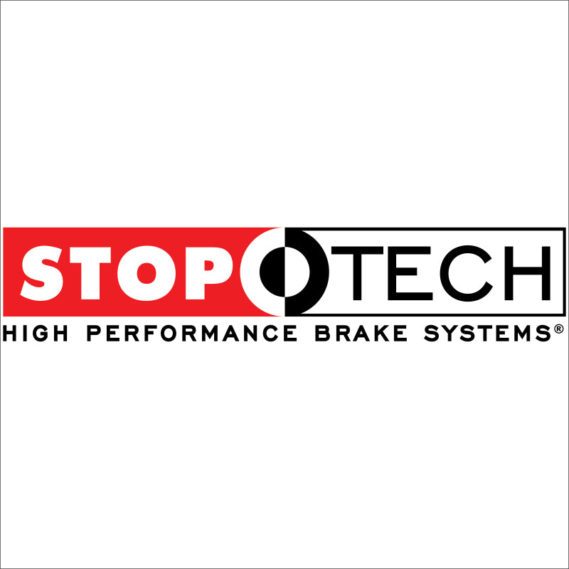 StopTech 04-12 Volvo S40 Front Left Drilled Bare Iron 320x25mm Aero-Rotor Kit