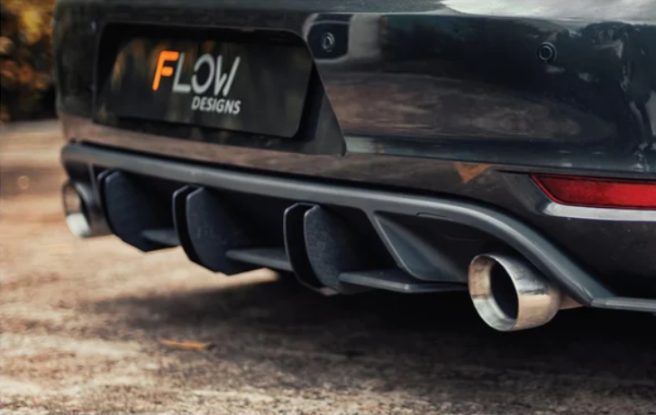 Flow Designs Full Splitter Set With NO Accessories - MK6 GTI