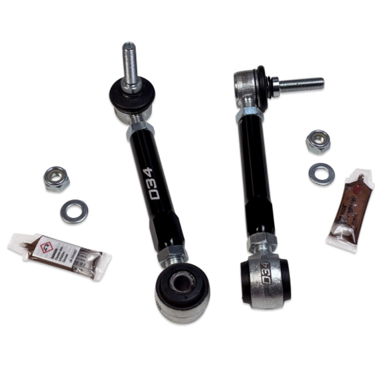 034Motorsport Dynamic+ Billet Adjustable Front Sway Bar End Links - B8/B9 A4/S4/A5/S5/RS5/SQ5/Allroad & C7/C8 A6/A7/S6/S7