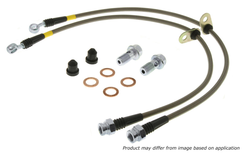 StopTech 05-08 Audi A6 Quattro Rear Stainless Steel Brake Line Kit