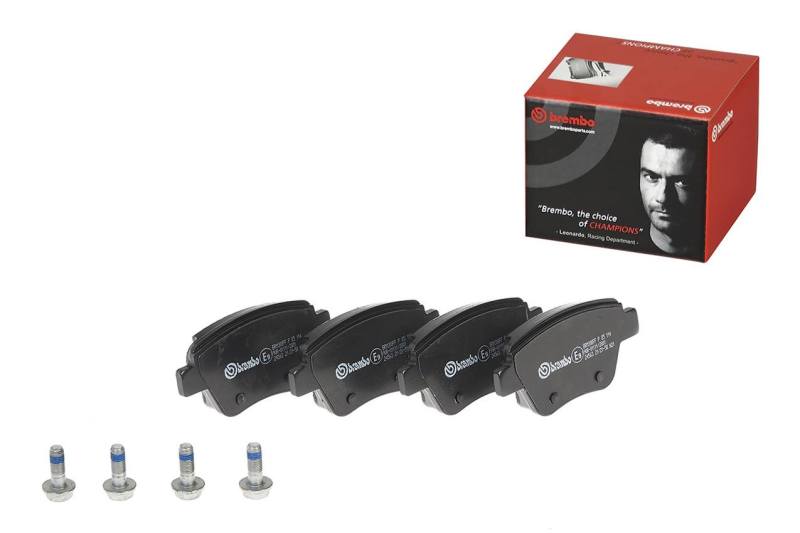 Brembo 10-13 Audi A3 Prem. Low-Met OE Equivalent Pad - Rear for 2010-2013 Audi A3 Base
