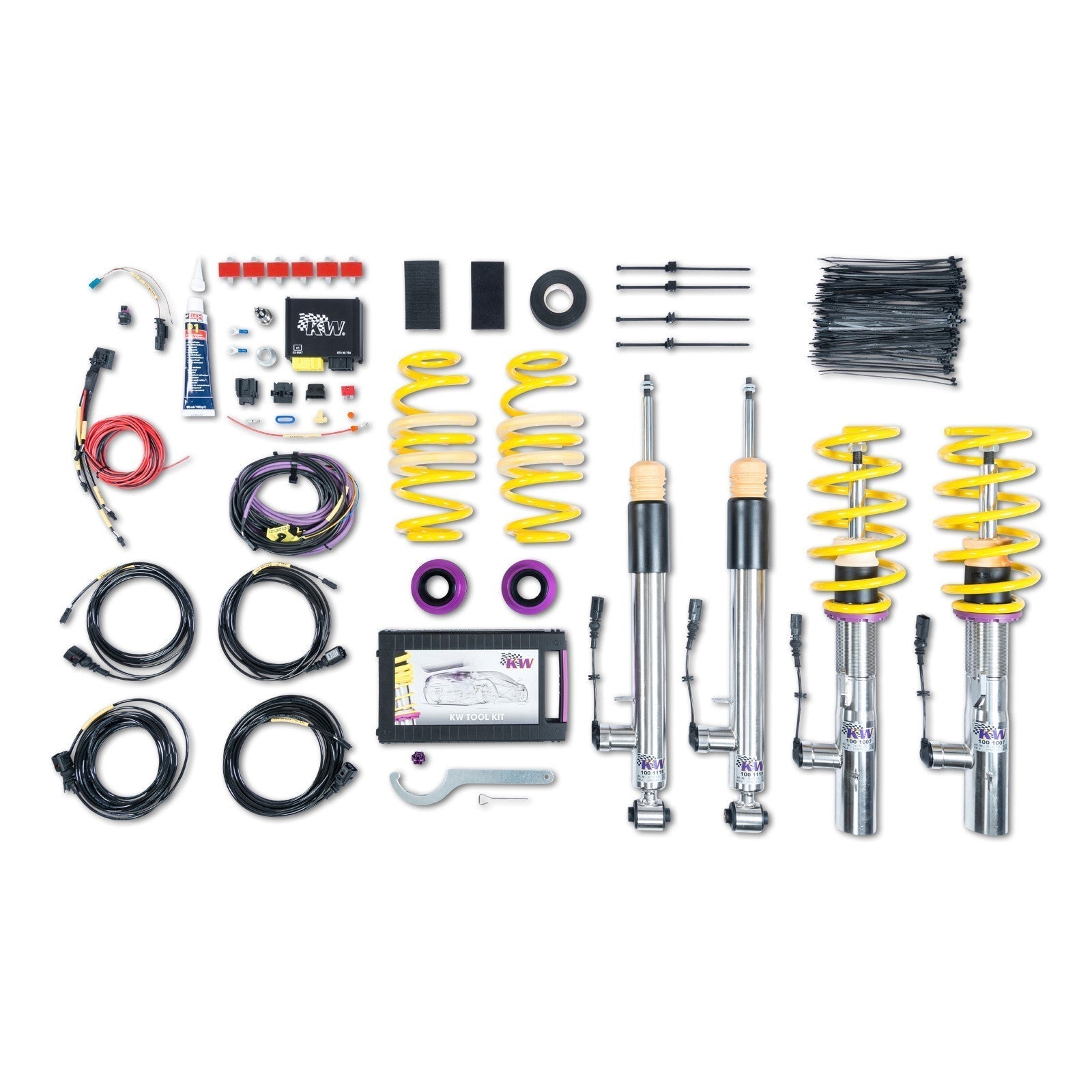 KW DCC ECU Coilover Kit - MK6 Golf R without DCC