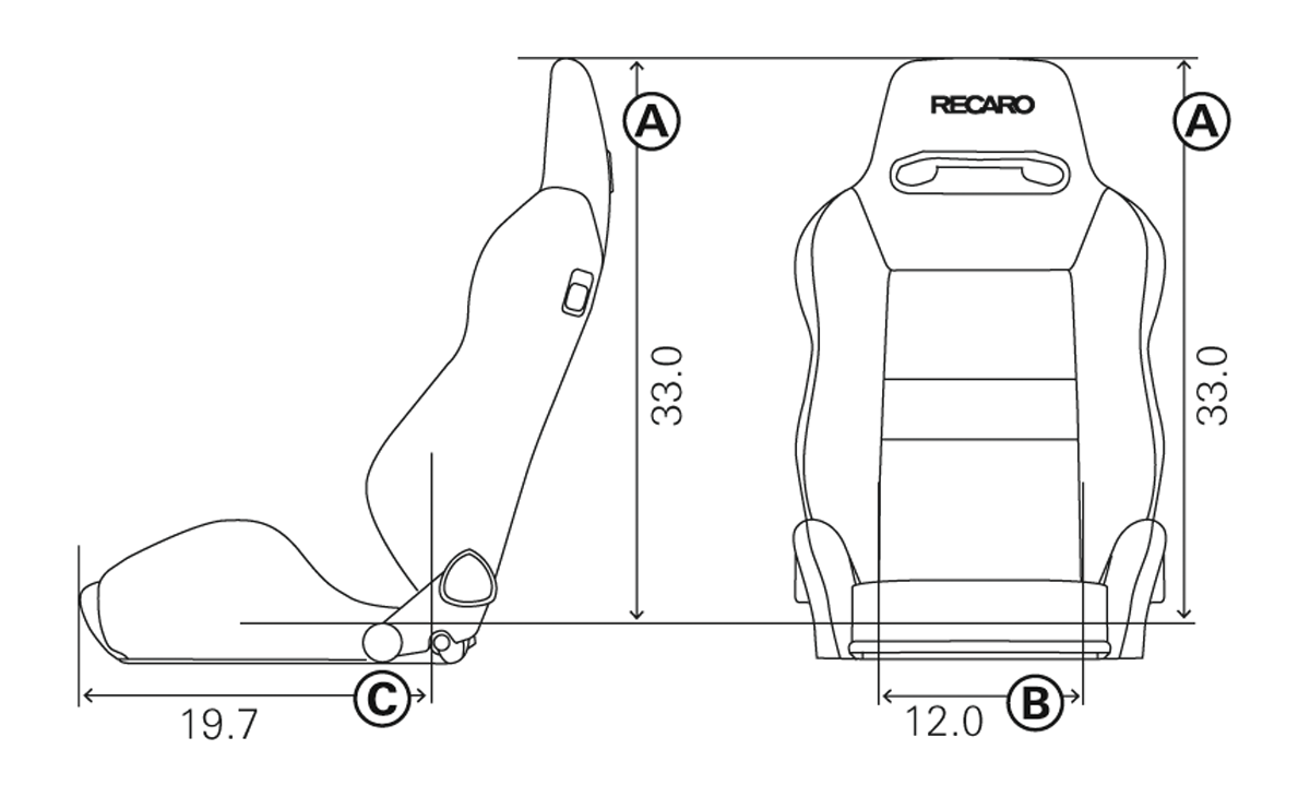 RECARO Speed-V w/Sub-Hole