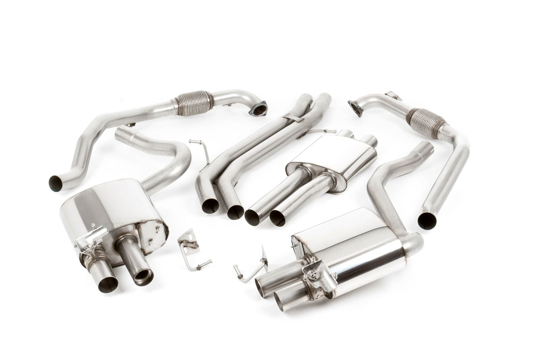Milltek Cat-Back Exhaust - Audi B9 S5 Coupe/Cabrio (Non-Sport Diff Models Only)