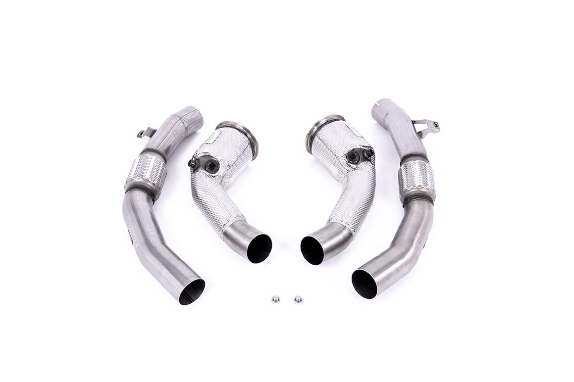 Milltek Catted High Flow Downpipe - Audi C8 RS6